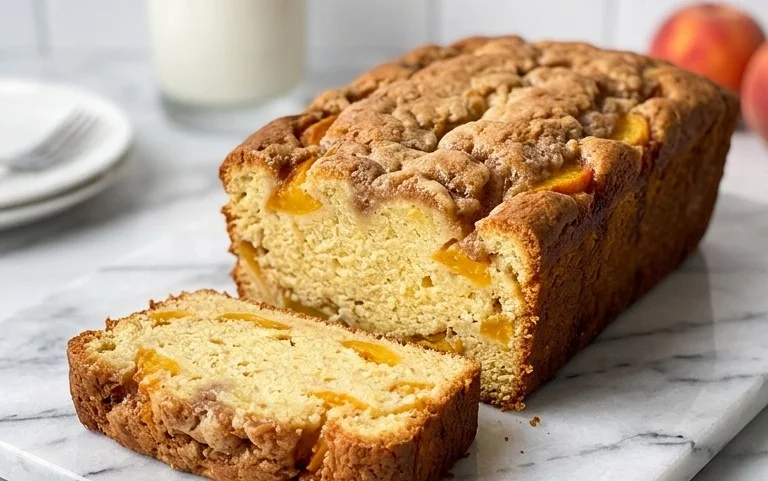 Peach Cobbler Pound Cake