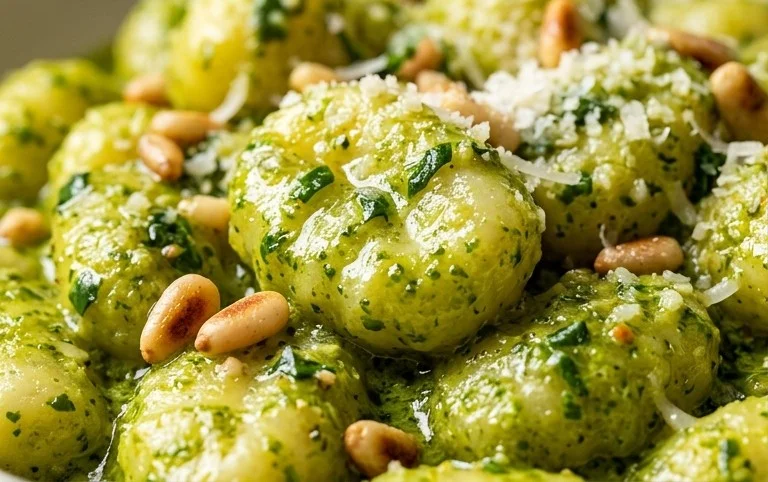 Creamy Pesto Gnocchi