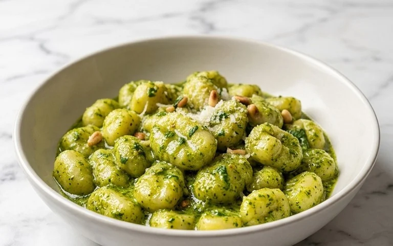 Creamy Pesto Gnocchi