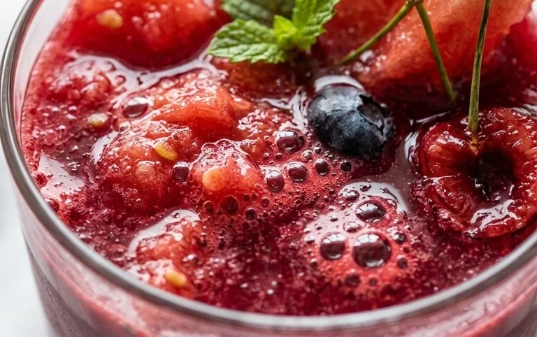 Watermelon Cherry Berry Beet Juice