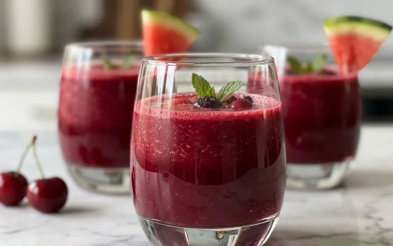 Watermelon Cherry Berry Beet Juice