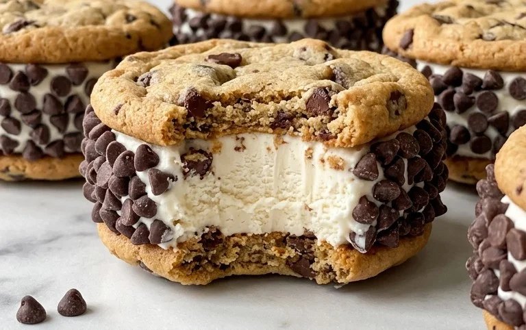 Cookie Ice Cream Sandwiches (Like a Chipwich!)