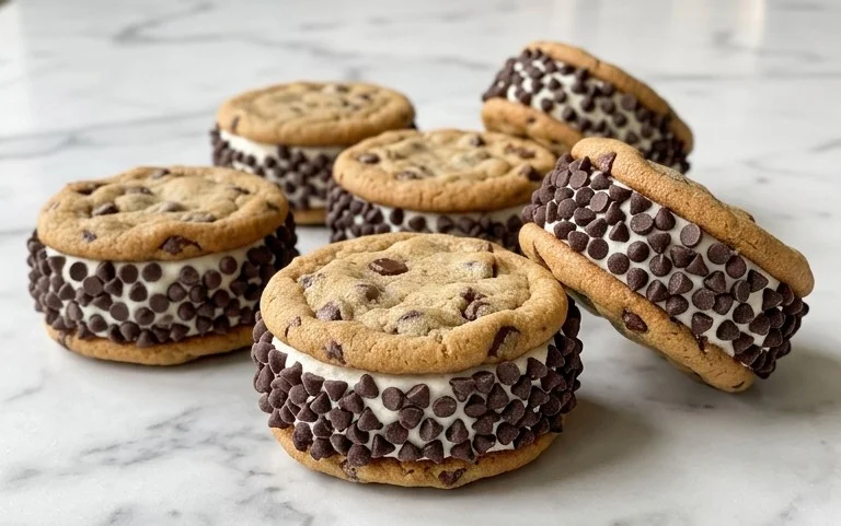 Cookie Ice Cream Sandwiches (Like a Chipwich!)