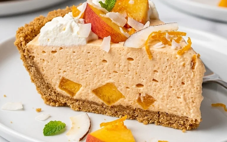 Peach Chiffon Pie