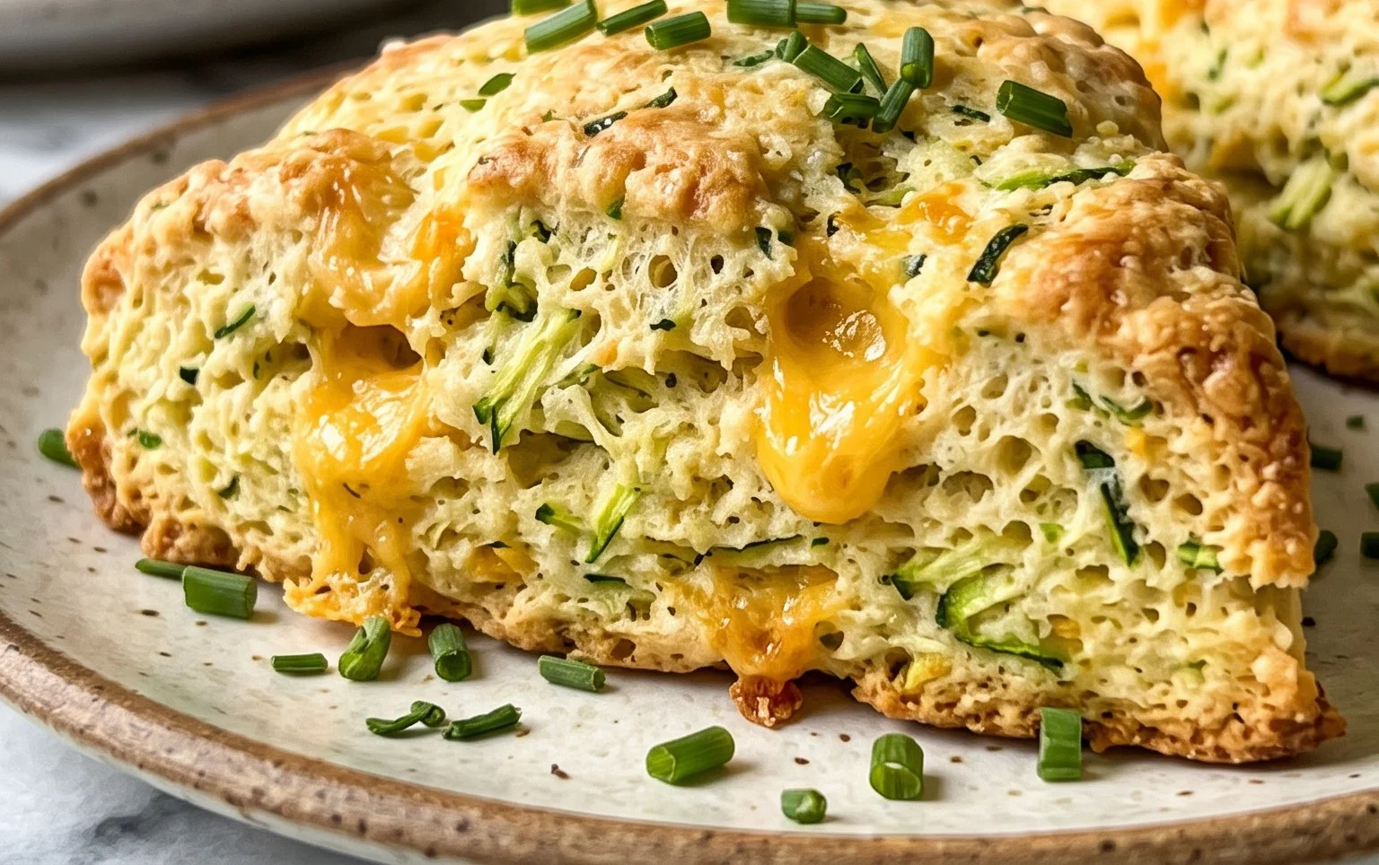 Zucchini Cheddar Scones