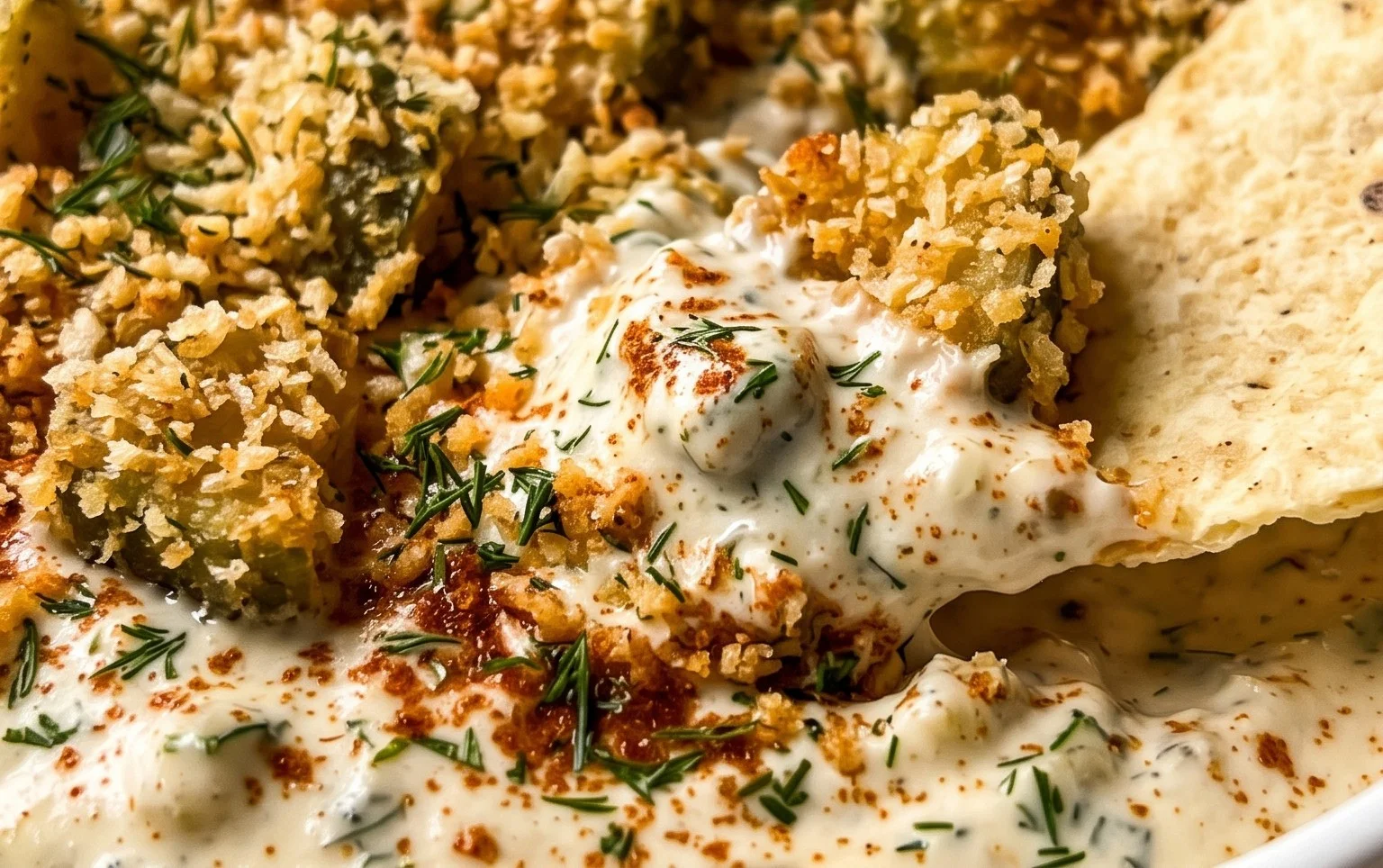 Easy Fried Pickle Dip (Dairy-Free Option)