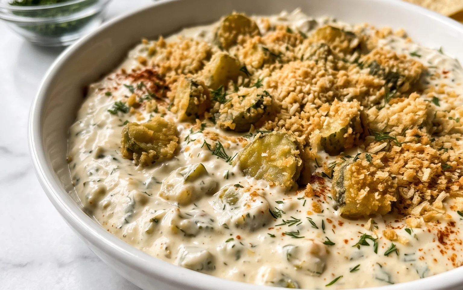 Easy Fried Pickle Dip (Dairy-Free Option)