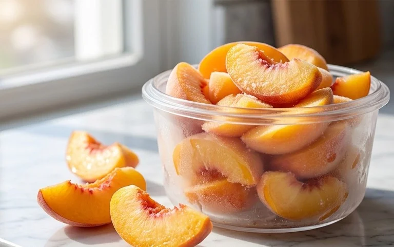 Freezing Peaches, How to Easily Freeze Peaches