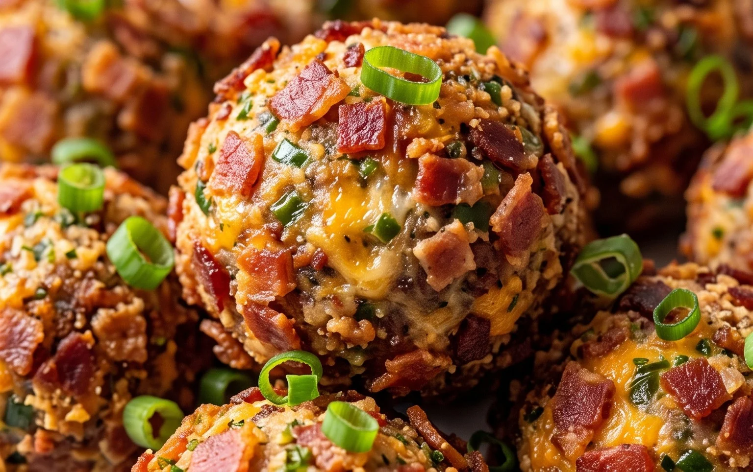 Beef Bacon Jalapeño Popper Cheese Balls