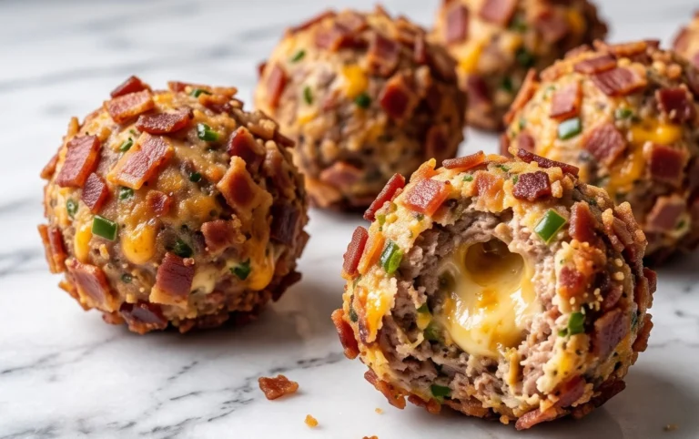 Beef Bacon Jalapeño Popper Cheese Balls