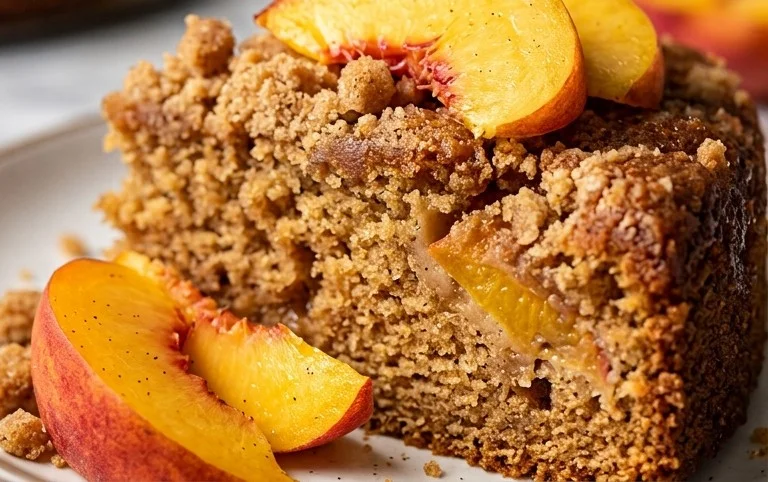 Brown Sugar Peach Cake