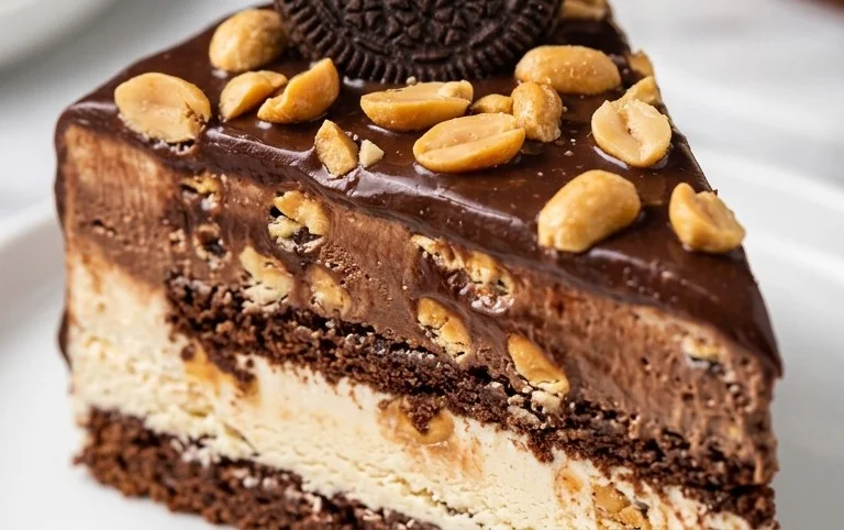 Buster Bar Ice Cream Cake