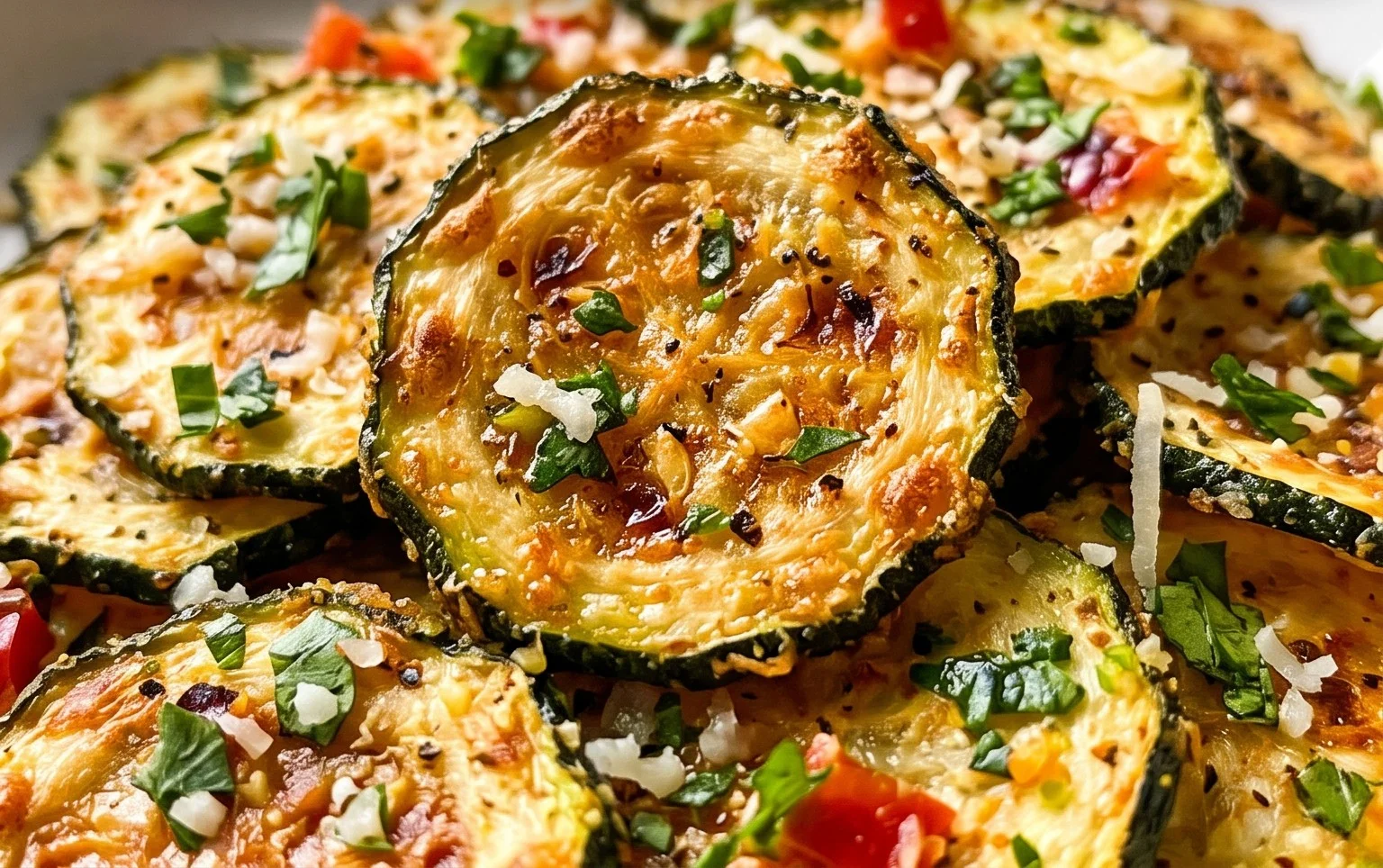 Crispy Baked Zucchini Chips