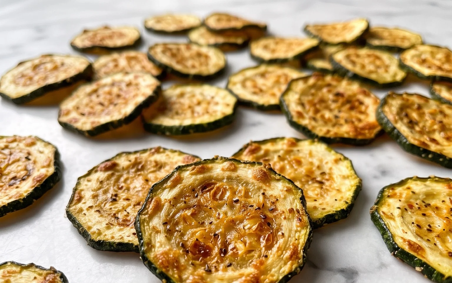 Crispy Baked Zucchini Chips