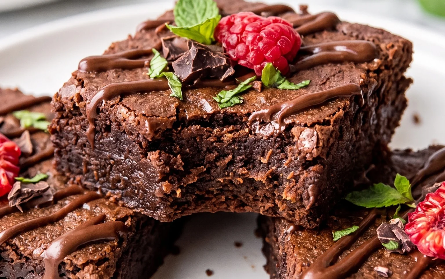 Flourless Chickpea Brownies (Vegan & Gluten Free)