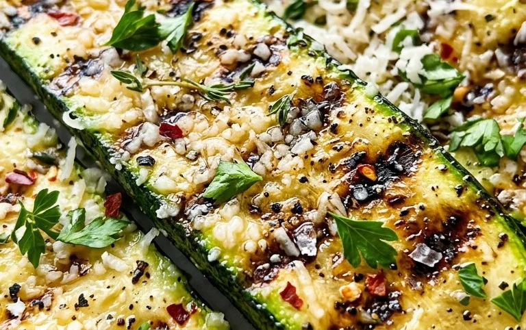 Grilled Zucchini with Parmesan